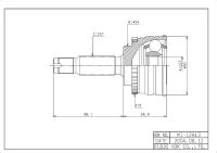 Шрус MI-012A43