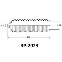 Пыльник рул. рейки RP2023/52-482* MTP