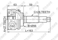 ШРУС TG-9518/TO-018 * Ti-Guar