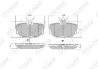 Тормозные колодки TG-3101/PN0035W* Ti·GUAR