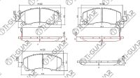 Тормозные колодки TG-5539/PN2808* Ti·GUAR