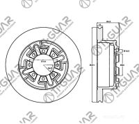 Диск тормозной TG-42471111 * Ti-Guar