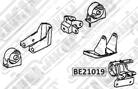 Картридж опоры двигателя BE21019 * JIKIU Картридж опоры двигателя BE21019 * JIKIU